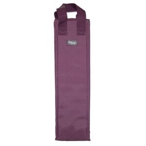 THIRTY ONE 31 PERFECT BOTTLE THERMAL INSULATED WINE BAG TOTE PURPLE W/ DOTS 14"